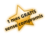 1 mes GRATIS sense compromís